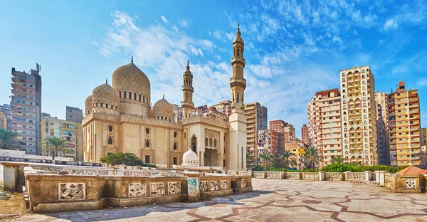 Moschea Sidi Yaqut al-Arshi ad Alessandria d'Egitto — Foto Stock