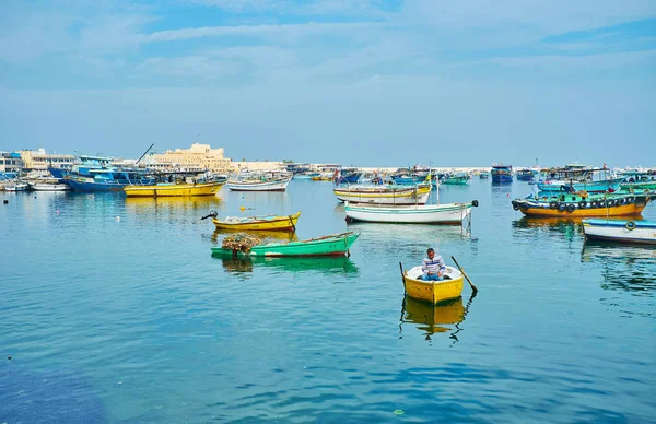Наслаждайтесь мысом в Александрии, Египет — стоковое фото