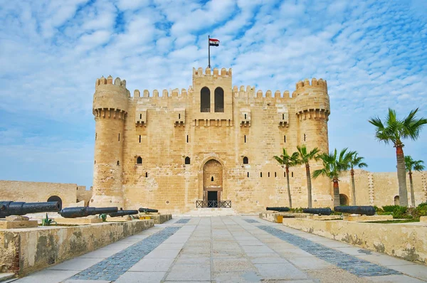 La strada per il castello di Alessandria, Egitto — Foto Stock