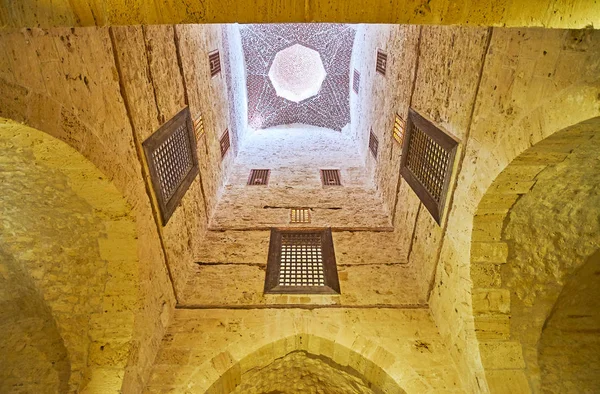 A Qaitbay mecset, Alexandria, Egyiptom — Stock Fotó