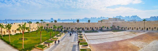 Panorama Fort Aleksandria, Egipt — Zdjęcie stockowe