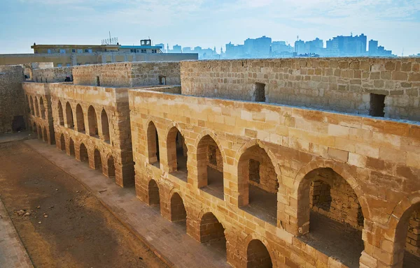 Los barrios de Alejandría Fort, Egipto — Foto de Stock