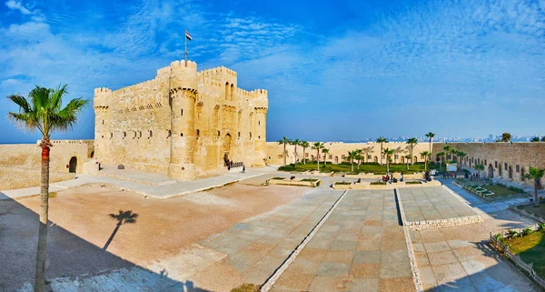 La vista desde la muralla, Alejandría, Egipto — Foto de Stock