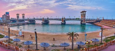 Stanley mahalle, İskenderiye, Mısır Panoraması