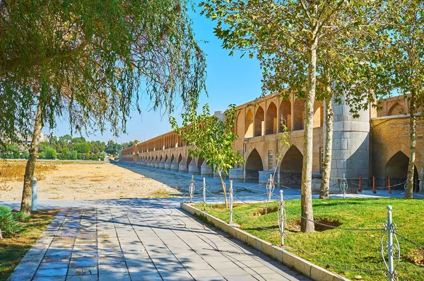 El Jardín de la Ciudad de Isfahán, Irán — Foto de Stock