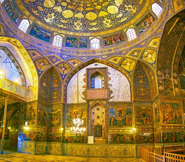 A sala de oração da igreja de Belém em Isfahan, Irã — Fotografia de Stock