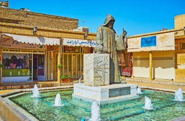 Anıtın Vank arka sokakta, Isfahan, Iran