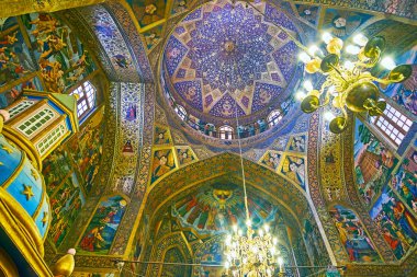 Isfahan, İran'ın kutsal Savior katedralde