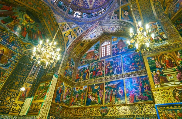 イスファハン、イランでヴァーンク教会の祈りホール — ストック写真