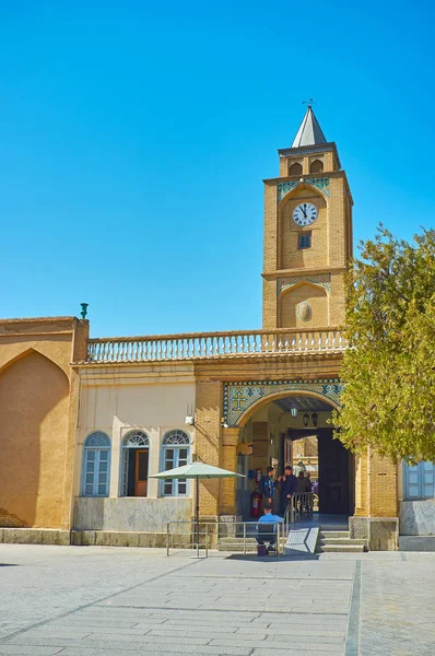 The clock tower of Vank Monastery, Isfahan, Iran — Stock Photo, Image