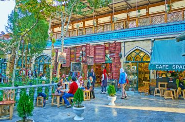 Food court Grand ın Bazaarı Iran, Isfahan