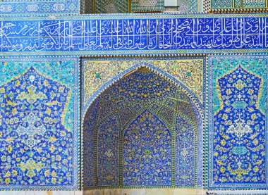 Cami Çeharbağ Madraseh, Isfahan, Iran, Dekorasyon