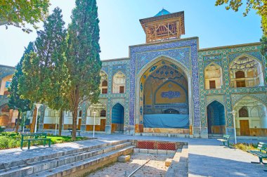 Çeharbağ madraseh, Isfahan, Iran eski Iwan (portal)