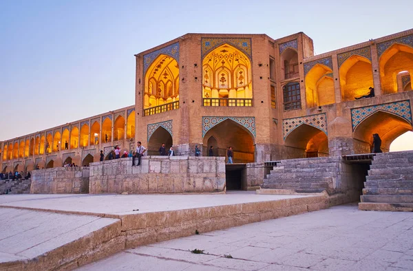 Populaire toeristische plaatsen in Isfahan, Iran — Stockfoto