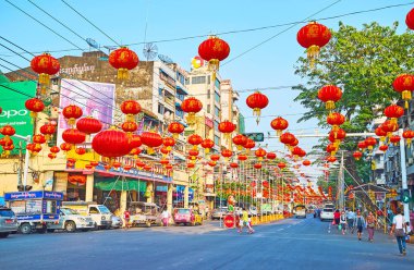 Bahar Şenliği, Yangon, Myanmar için hazırlık