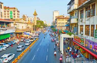 Chinatown, Yangon, Myanmar mimarisi