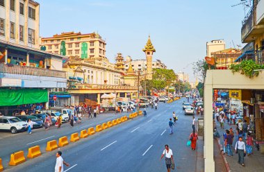 Yangon, Myanmar yürüyüş