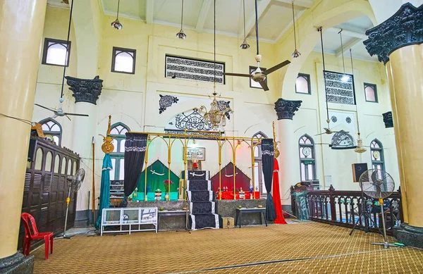 In der schiitischen Moschee von Rangun, Myanmar — Stockfoto