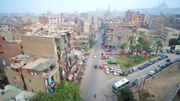 Cairo Egipto Diciembre 2017 Vista Desde Minarete Madrasa Amir Sarghatmish — Vídeos de Stock