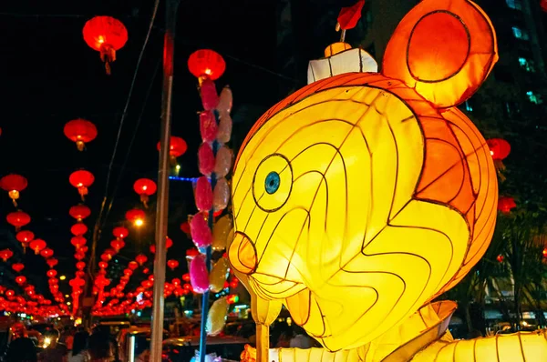 Lantern festival in Yangon, Myanmar — Stock Photo, Image