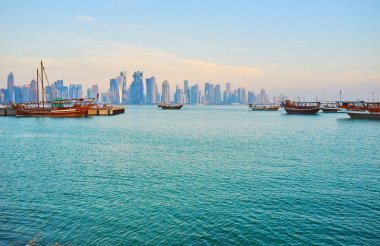 Doha, Katar deniz manzarası