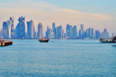 İş bölgesi kıyısında, Doha, Qatar