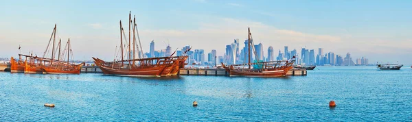 La belleza de Doha, Qatar — Foto de Stock