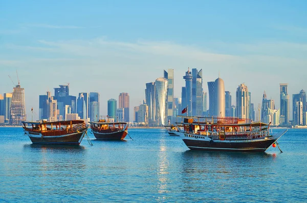 Viajes turísticos en Doha, Qatar — Foto de Stock