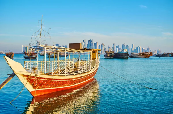 The shore of Doha, Qatar — Stock Photo, Image