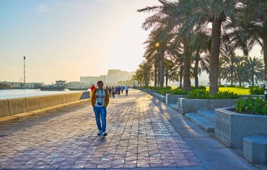 Doha, Katar yürüyüş zevk