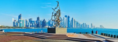 Doha, Katar modern lndmarks