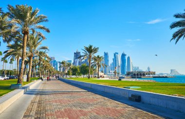 West Bay promenade, Doha, Qatar
