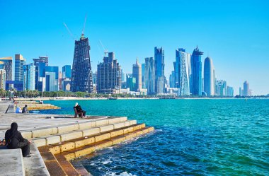 Doha, Katar modern cityscape