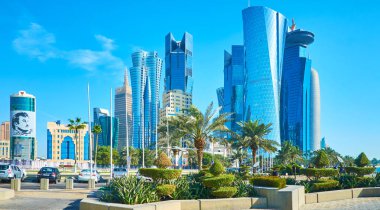 Yeşil iş bölgesinde, Doha, Qatar