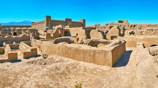 Das Gelände der Rayen Zitadelle, iran — Stockfoto