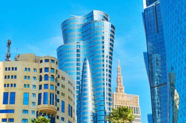 Güzellik, modern mimarinin, Doha, Qatar