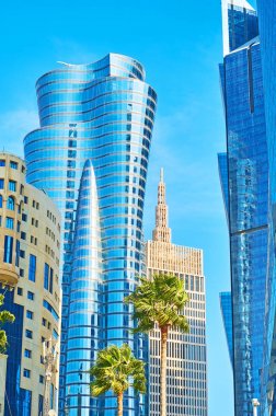 Cam kyscrapers, Doha, Qatar