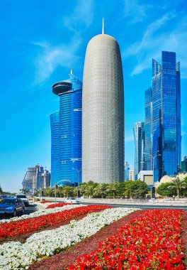 Çiçekler modern Doha, Katar
