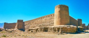 Köşe görünümü Rayen kale, Iran