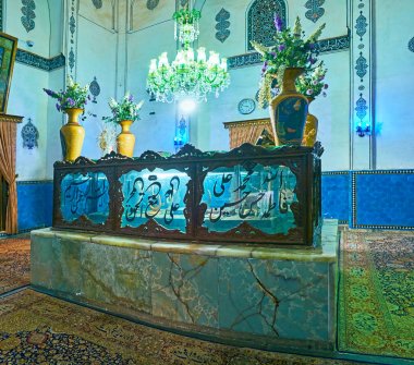 Mezar odasının Şah Nematollah Vali Tapınak, Mikail, Iran