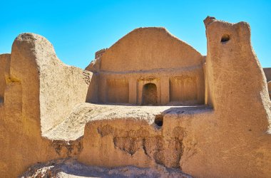 Adobe house, Rayen, Iran kalıntıları