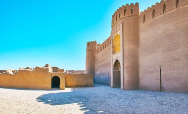 Cephe duvar Rayen kale, Iran