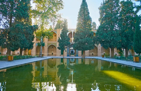 Der Garten im alten Schrein, Mahan, Iran — Stockfoto