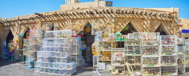 Kuşlar Market, Souq Waqif, Doha, Katar Panoraması