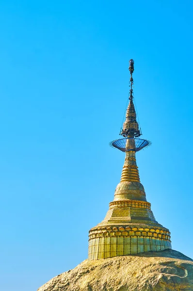 Golden Kyaiktiyo Pagoda, Myanmar — Stock Photo, Image