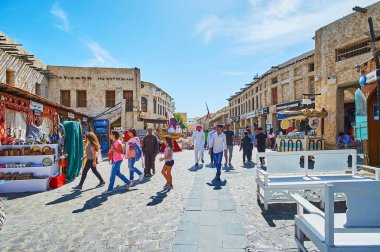 Eski Souq Waqif, Doha, Katar dörtte keşfetmek