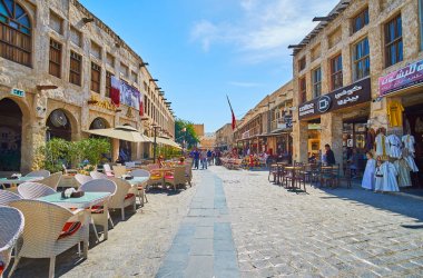 Öğle yemeğine ne Souq Waqif, Doha, Qatar