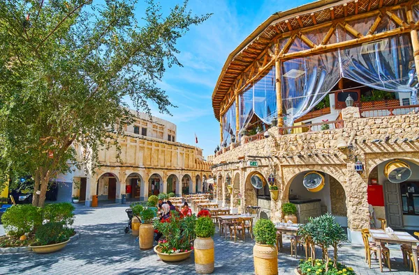 Green street en Souq Waqif, Doha, Qatar — Foto de Stock