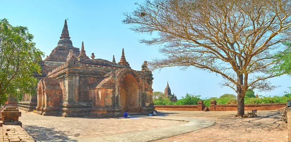 Il bellissimo tempietto di Bagan — Foto Stock