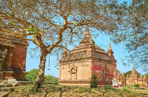 A tégla Bagan templomok — Stock Fotó